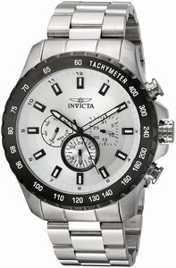 Invicta Quartz Multifunction Dial Stainless Steel Watch # 24211 (Men Watch)