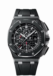 Audemars Piguet Royal Oak Offshore Automatic Chronograph Date Ceramic Case Black Rubber Watch# 26402CE.OO.A002CA.01 (Men Watch)