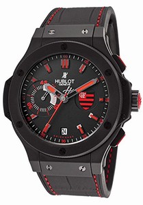 Hublot Big Bang Flamengo Automatic Black Rubber Gummy Alligator Limited Edition Watch# 318.CI.1123.GR.FLM11 (Men Watch)