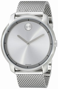 Movado Swiss quartz Dial color Silver Watch # 3600260 (Men Watch)