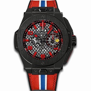 Hublot Automatic Dial color Blackened Criss-cross Mesh Watch # 401.CX.1123.VR (Men Watch)