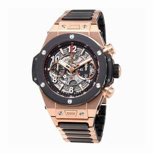 Hublot Automatic Dial color Skeleton Watch # 411.OM.1180.OM (Men Watch)