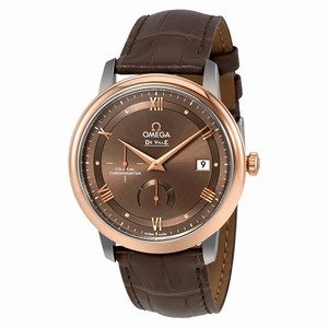 Omega Sun-Brushed Chestnut Automatic Watch # 424.23.40.21.13.001 (Men Watch)