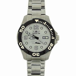 Invicta Silver Dial Stainless Steel Band Watch #444 (Men Watch)