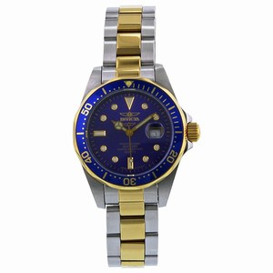 Invicta Blue Mother Of Pearl Quartz Watch #4868 (Women Watch)