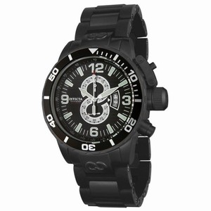 Invicta Japanese Quartz Black-ion-plated-stainless-steel Watch #4902 (Watch)