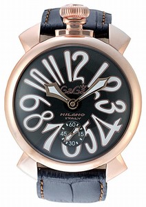 GaGa Milano Power reserve Skeleton Back Watch #5011.7 (Men Watch)