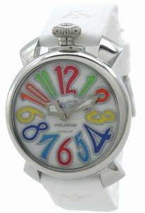 GaGa Milano Manual 40mm Steel Unisex Watch #5020.1.WH