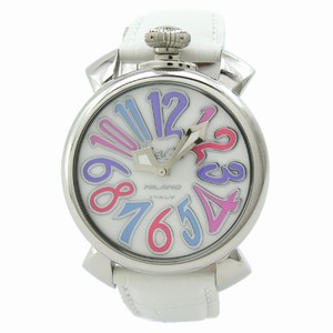 GaGa Milano Manual 40mm Steel Unisex Watch #5020.7.WH