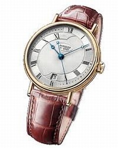 Breguet Automatic Dial Color Silver Guilloche Watch #5197BA/15/986 (Men Watch)