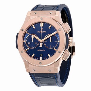 Hublot Automatic Dial color Blue Sunray Watch # 521.OX.7180.LR (Men Watch)