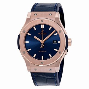 Hublot Automatic Dial color Blue Sunray Watch # 542.OX.7180.LR (Men Watch)