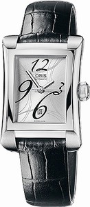 Oris Miles Rectangular Date Women's Watch # 56176204061LSFC