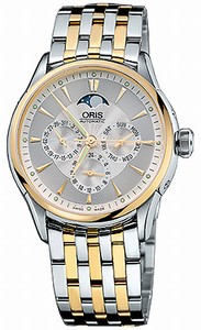 Oris Artelier Complication Two-Tone Moonphase Men's Watch # 58175924351MB 581 7592 43 51 MB