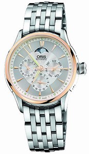 Oris Artelier Complication Moonphase Midsize Men's Watch # 58176066351MB 581 7606 63 51 MB