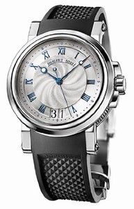 Breguet Automatic Dial Color Silver Guilloche Watch #5817ST125V8 (Men Watch)