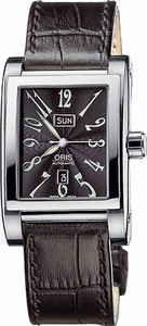 Oris Miles Rectangular Day Date Men's Watch # 58575254064LSFC