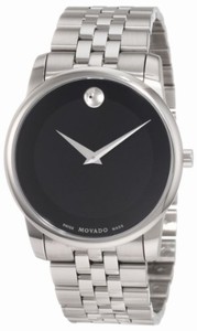 Movado Swiss Quartz Stainless Steel Watch #606504 (Men Watch)