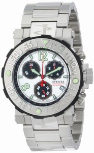 Invicta Swiss Quartz Silver Watch #6129 (Men Watch)