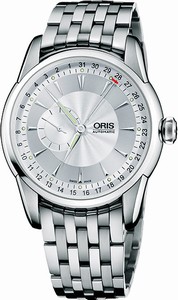 Oris Artelier Skeleton Small Second Pointer Date Men's Watch # 64475974051MB