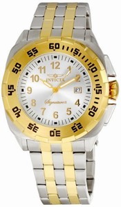 Invicta Quartz Gold Tone Watch #7295 (Men Watch)