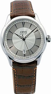 Oris Artelier Skeleton Date Men's Watch # 73375914051LSFC