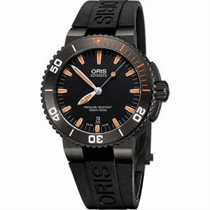 Oris Black Dial Black Ceramic Watch #733.7653.4259.rs1 (Men Watch)