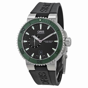 Oris Black Automatic Watch #743-7673-4157RS (Men Watch)