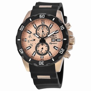 Invicta Rose Gold-tone Quartz Watch #7483 (Men Watch)