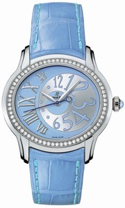 Audemars Piguet Automatic Stainless Steel Blue Dial Blue Crocodile Leather Band Watch #77301ST.ZZ.D303CR.01 (Women Watch)