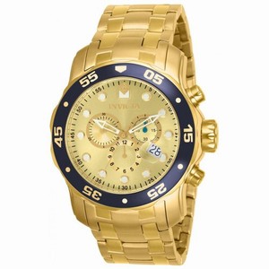 Invicta Swiss Quartz champagne Watch #80068 (Men Watch)