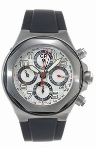 Girard-Perregaux Automatic White Chronograph Dial Black Rubber Band Watch #80180-11-113-FK6A (Men Watch)