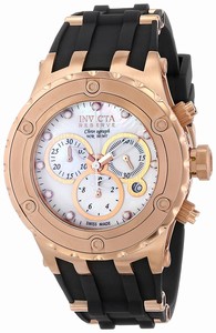 Invicta Subaqua Quartz Chronograph Date Black Polyurethane Watch # 80415 (Men Watch)