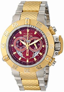 Invicta Swiss Quartz Red Watch #80509 (Men Watch)