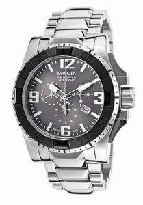 Invicta Excursion Quartz Chronograph Date Grey Dial Stainless Steel Watch # 80608 (Men Watch)