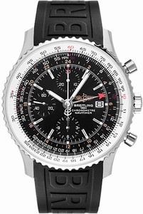Breitling Swiss automatic Dial color Black Watch # A2432212/B726-154S (Men Watch)