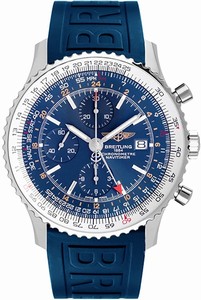 Breitling Swiss automatic Dial color Blue Watch # A2432212/C651-159S (Men Watch)