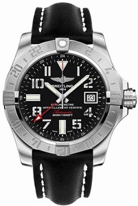 Breitling Swiss automatic Dial color Black Watch # A3239011/BC34-435X (Men Watch)