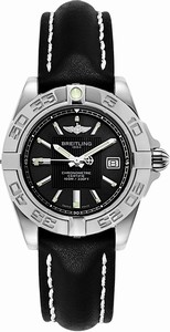 Breitling Swiss quartz Dial color Black Watch # A71356L2/BA10-408X (Women Watch)