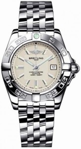 Breitling Silver Battery Operated Quartz Watch # A71356L2/G702-SS (Women Watch)