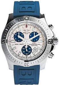 Breitling Swiss quartz Dial color Silver Watch # A7338811/G790-158S (Men Watch)
