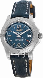 Breitling Blue Battery Operated Quartz Watch # A7738811/C908-210X (Women Watch)