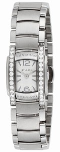 Bvlgari Quartz Analog Diamond Stainless Steel Watch # AA26C6SDS (Men Watch)