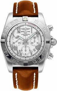 Breitling Swiss automatic Dial color White Watch # AB011012/A690-433X (Men Watch)