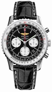 Breitling Swiss automatic Dial color Black Watch # AB012012/BB01-743P (Men Watch)