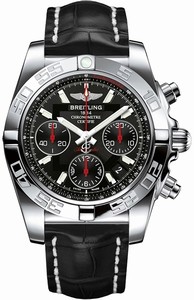 Breitling Swiss automatic Dial color Black Watch # AB014112/BB47-728P (Men Watch)