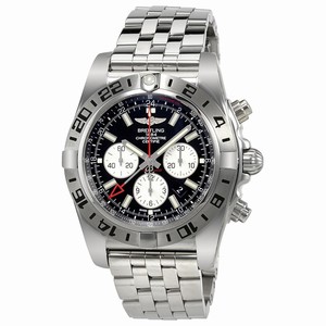 Breitling Onyx Black Automatic Watch # AB0413B9/BD17 (Men Watch)