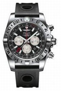 Breitling Black Automatic Self Winding Watch # AB0413B9/BD17-201S (Men Watch)