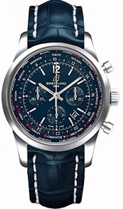 Breitling Swiss automatic Dial color Blue Watch # AB0510U9/C879-746P (Men Watch)