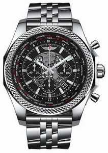 Breitling Black Automatic Self Winding Watch # AB0521U4/BC65-990A (Men Watch)